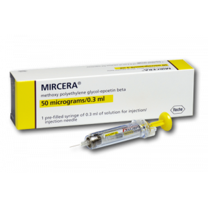 MIRCERA 50 MCG / 0.3 ML ( Epoetin Beta ) Pre-Filled Syringe